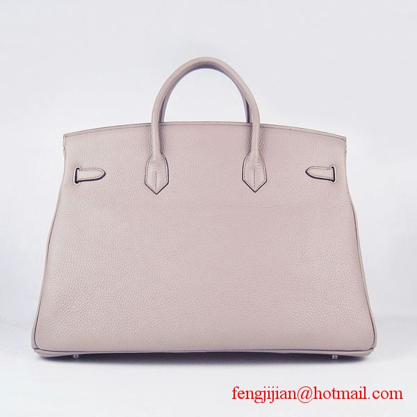 Hermes Birkin 40cm Togo Bag Grey 6099